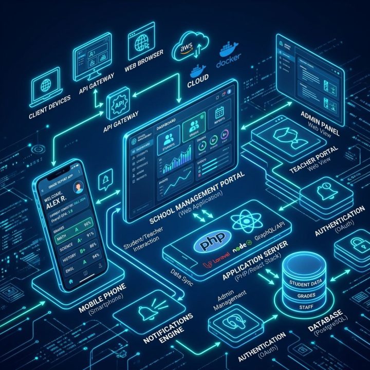 Building Full-Stack EdTech Software: School Management & Parent Apps Architecture